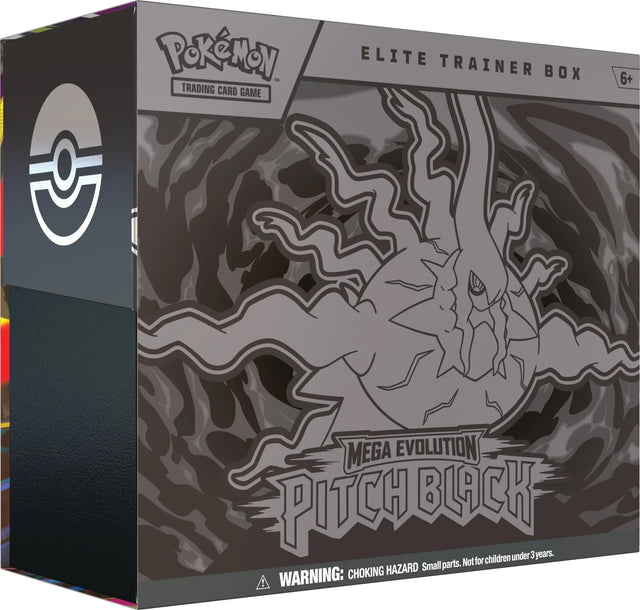 Pitch Black Elite Trainer Box, the Mega Evolution set before Delta Reign
