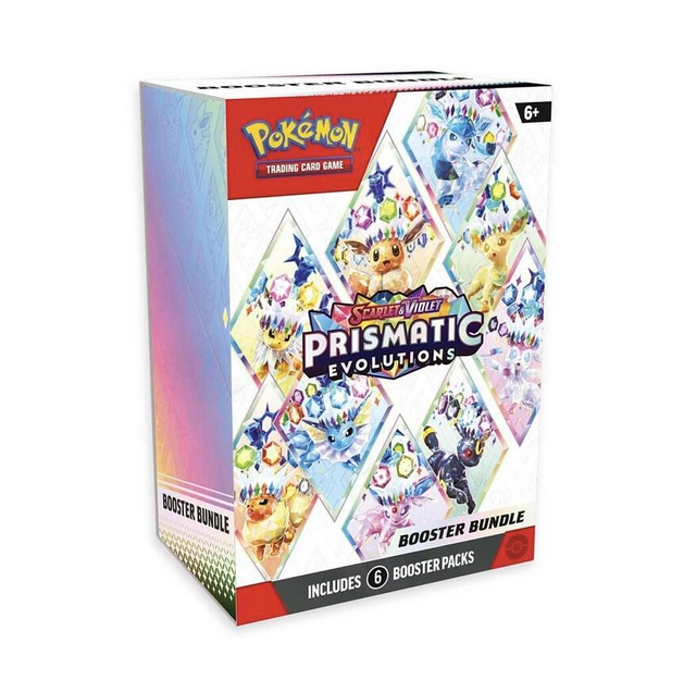 Prismatic Evolutions booster bundle — a set whose special illustration rares are often sent for grading