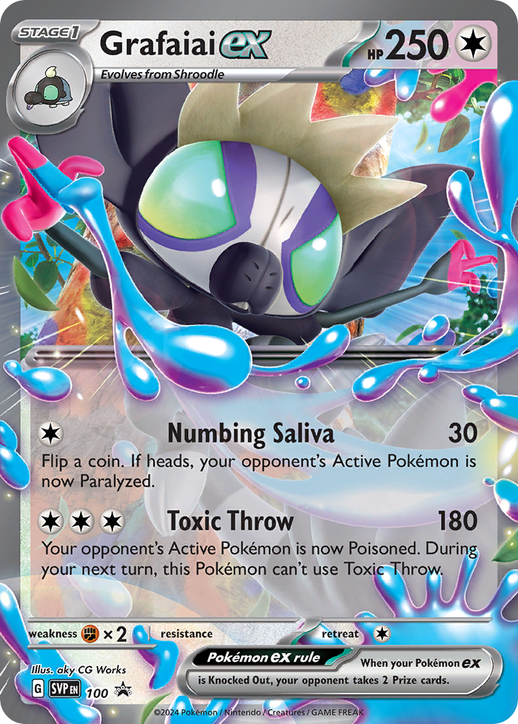 Grafaiai ex 100 Scarlet & Violet Black Star Promos Pokémon card
