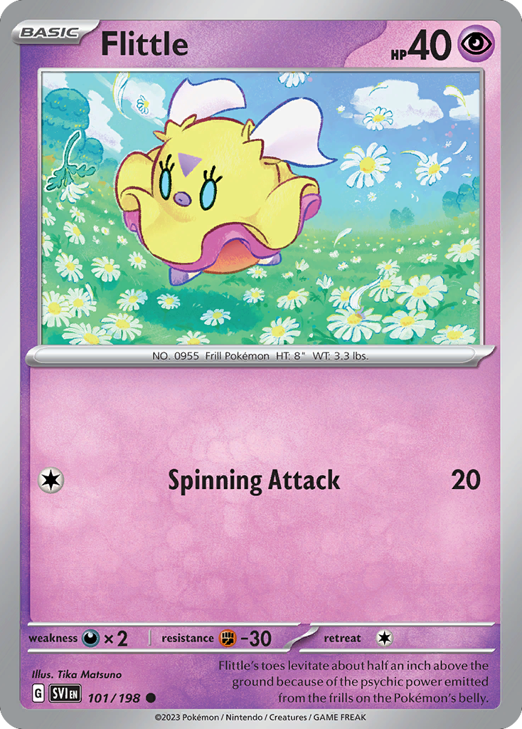 Flittle 101 Scarlet & Violet Pokémon card