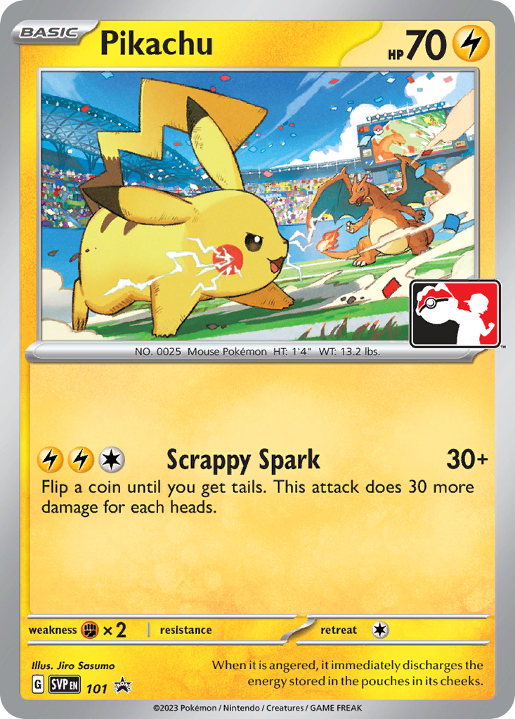 Pikachu 101 Scarlet & Violet Black Star Promos Pokémon card