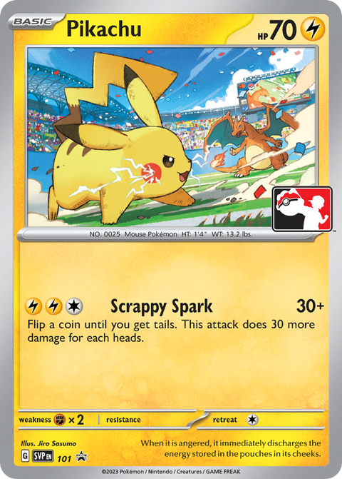 Pikachu 101 Scarlet & Violet Black Star Promos Pokémon card