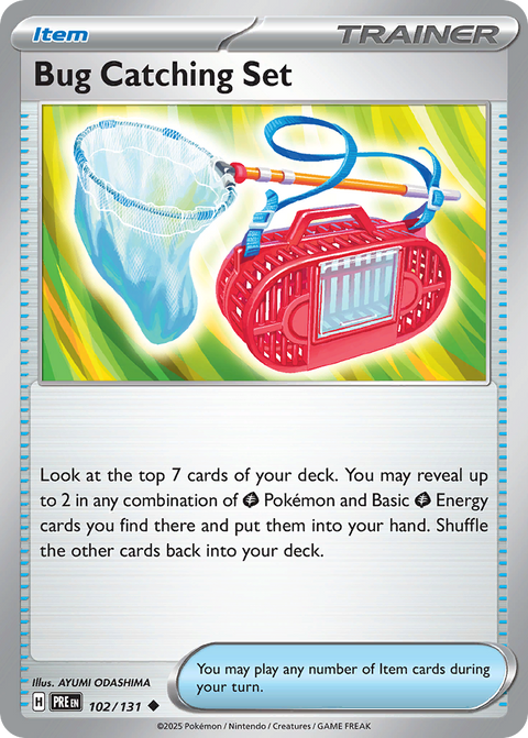 Bug Catching Set 102 Prismatic Evolutions Pokémon card