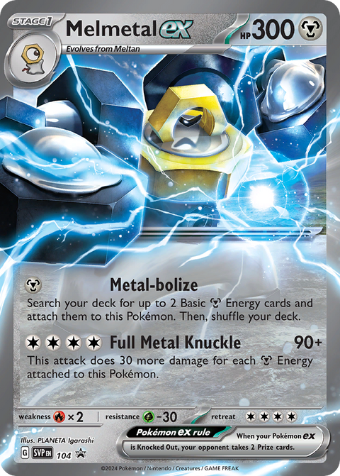 Melmetal ex 104 Scarlet & Violet Black Star Promos Pokémon card