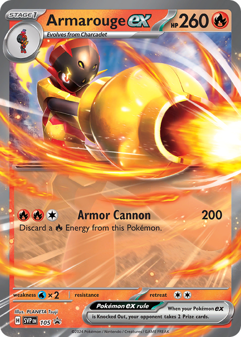 Armarouge ex 105 Scarlet & Violet Black Star Promos Pokémon card