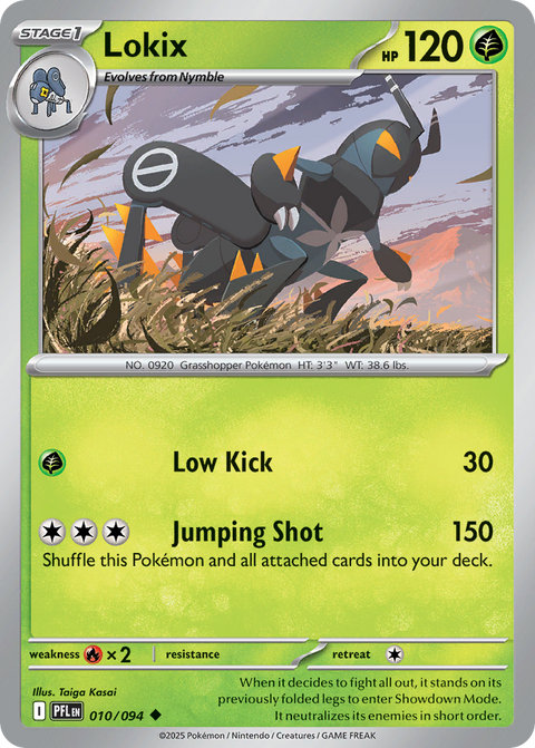 Lokix 10 Phantasmal Flames Pokémon card