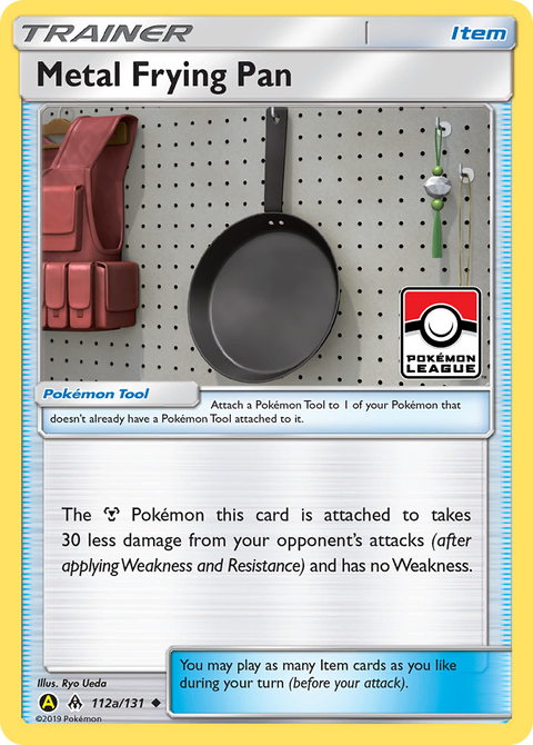 Metal Frying Pan 112a Forbidden Light Pokémon card