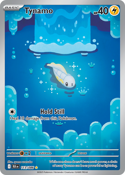 Tynamo 113 Black Bolt Pokémon card