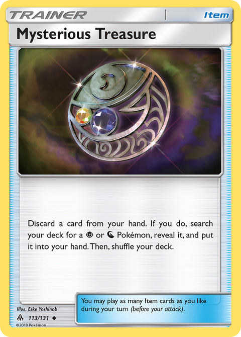 Mysterious Treasure 113 Forbidden Light Pokémon card