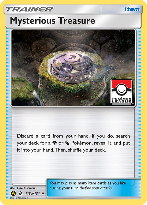 Mysterious Treasure 113a Forbidden Light Pokémon card