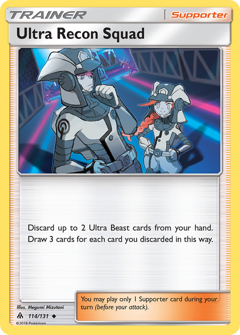 Ultra Recon Squad 114 Forbidden Light Pokémon card