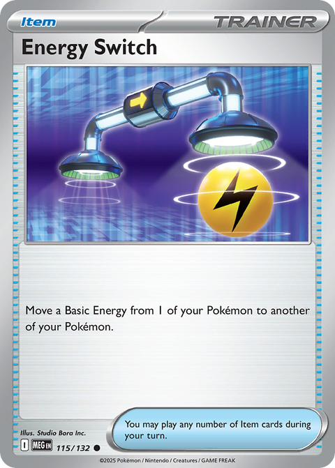 Energy Switch 115 Mega Evolution Pokémon card