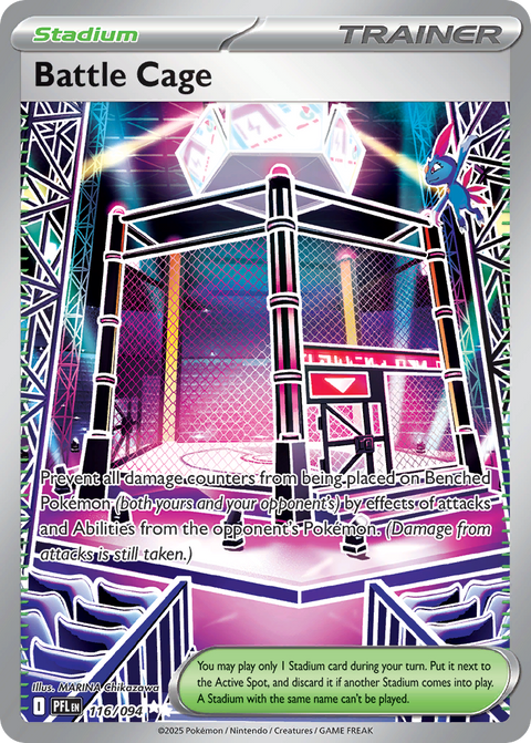 Battle Cage 116 Phantasmal Flames Pokémon card