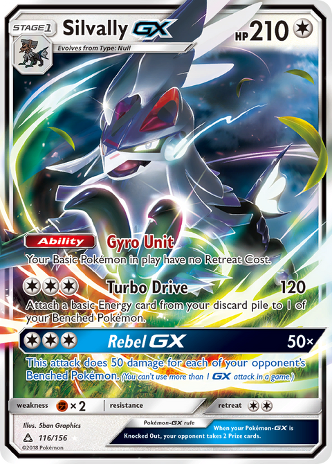 Silvally-GX 116 Ultra Prism Pokémon card