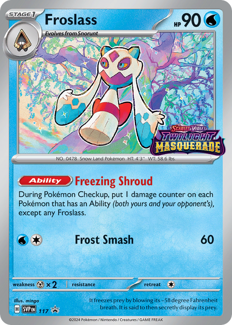 Froslass 117 Scarlet & Violet Black Star Promos Pokémon card