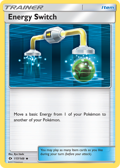 Energy Switch 117 Sun & Moon Pokémon card