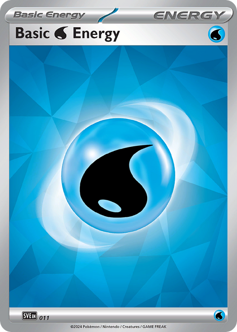 Basic Water Energy 11 Scarlet & Violet Energies Pokémon card