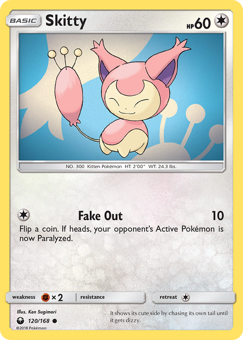 Skitty 120 Celestial Storm Pokémon card
