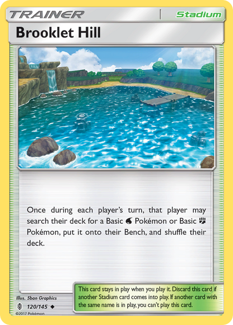 Brooklet Hill 120 Guardians Rising Pokémon card