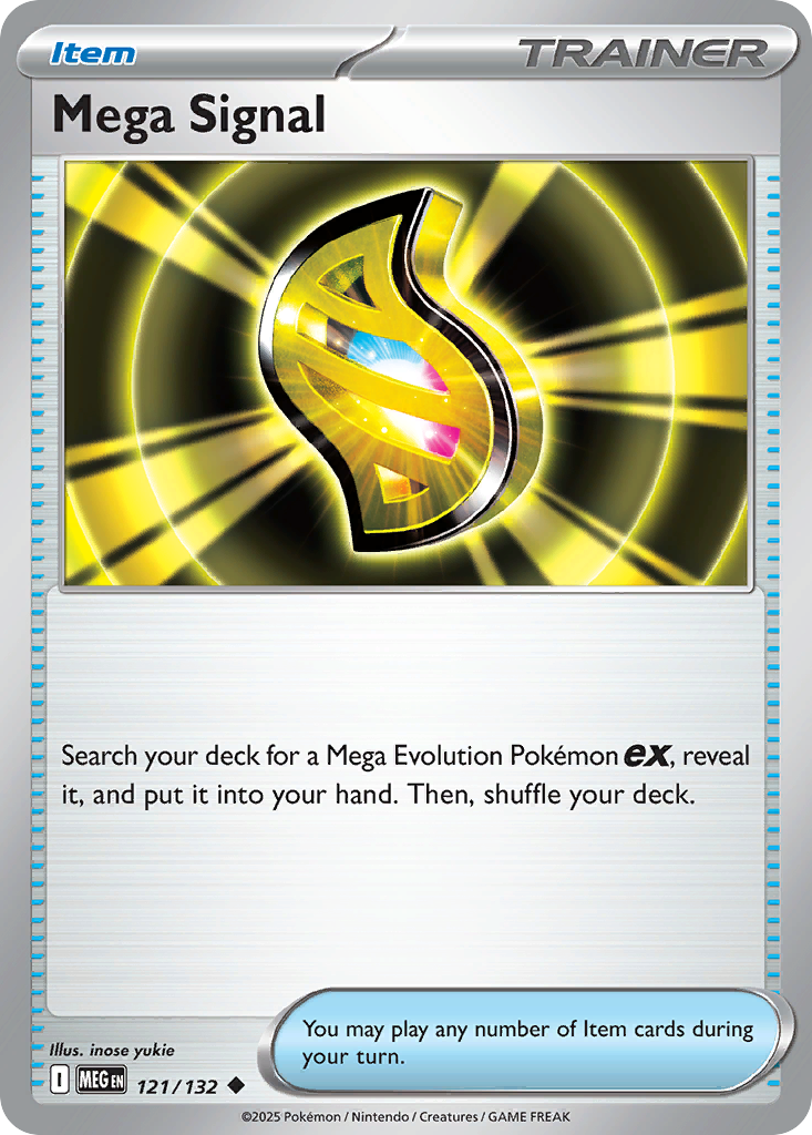 Mega Signal 121 Mega Evolution Pokémon card
