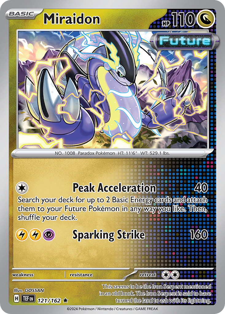 Miraidon 121 Temporal Forces Pokémon card