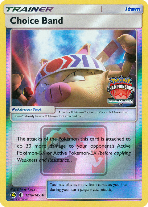 Choice Band 121a Guardians Rising Pokémon card
