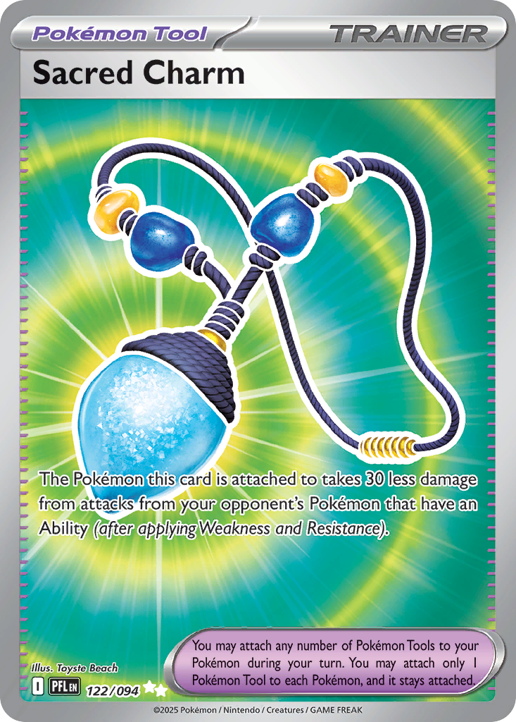 Sacred Charm 122 Phantasmal Flames Pokémon card