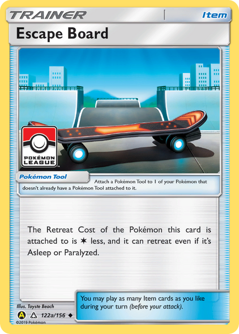 Escape Board 122a Ultra Prism Pokémon card