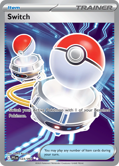Switch 123 Phantasmal Flames Pokémon card