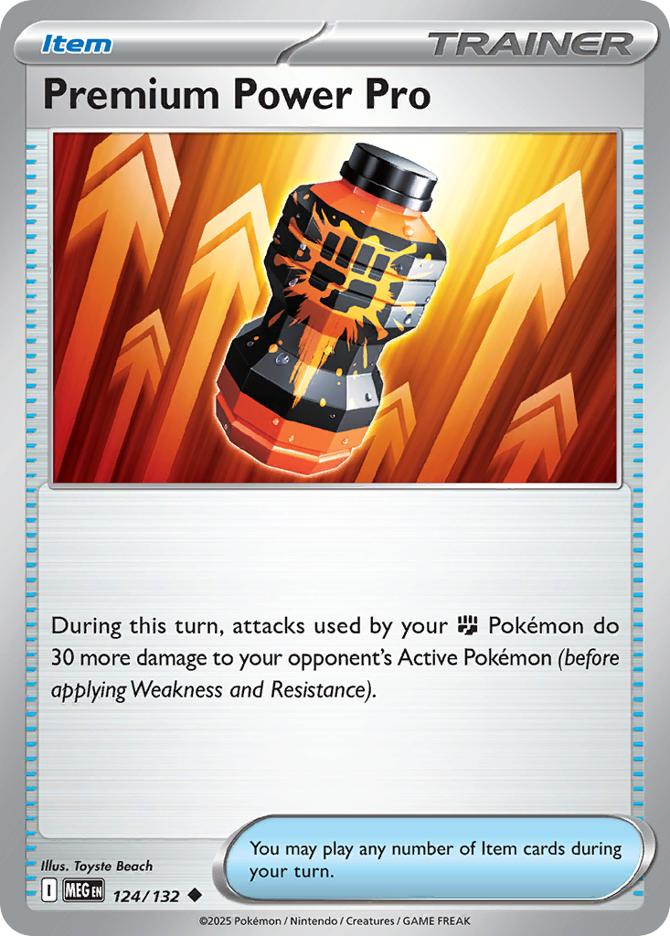 Premium Power Pro 124 Mega Evolution Pokémon card