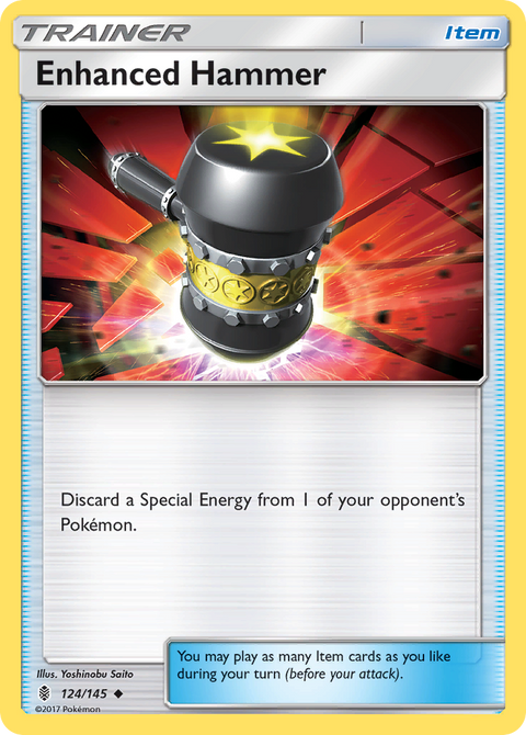 Enhanced Hammer 124 Guardians Rising Pokémon card