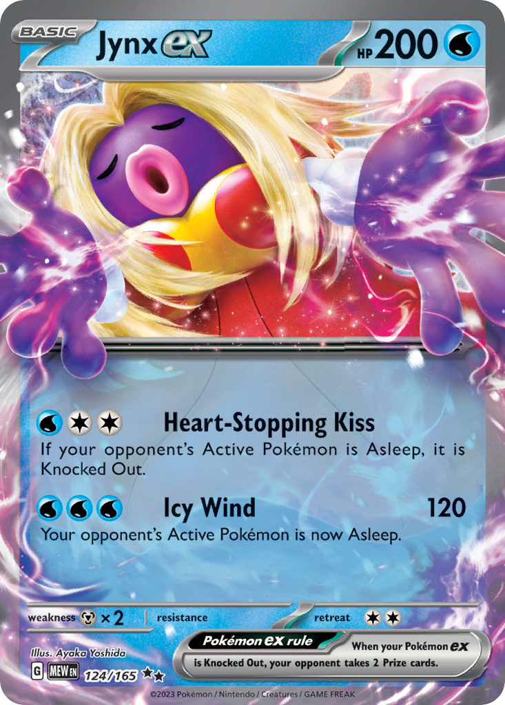 Jynx ex 124 151 Pokémon card