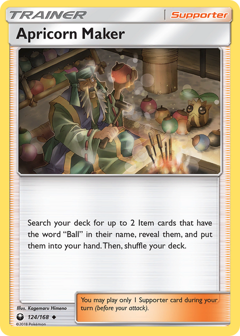 Apricorn Maker 124 Celestial Storm Pokémon card