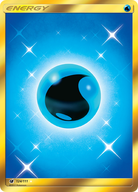 Water Energy 124 Crimson Invasion Pokémon card