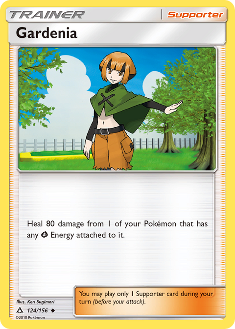Gardenia 124 Ultra Prism Pokémon card