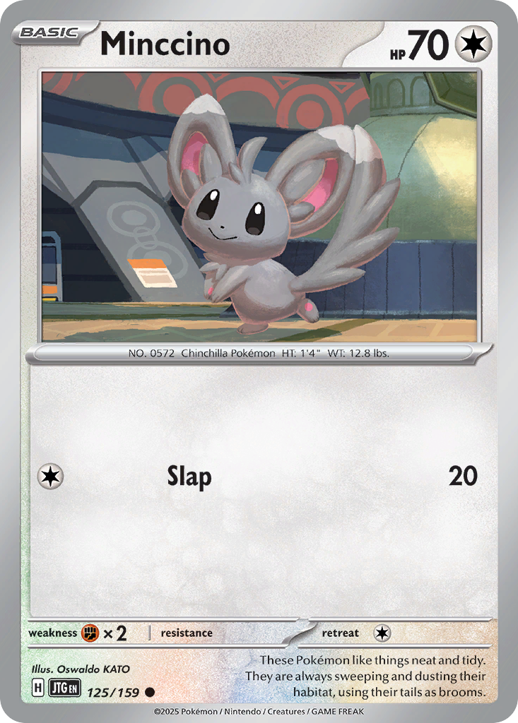 Minccino 125 Journey Together Pokémon card