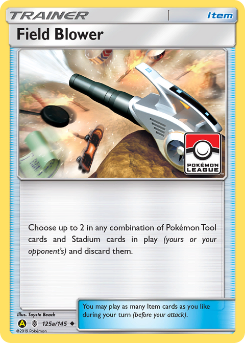 Field Blower 125a Guardians Rising Pokémon card
