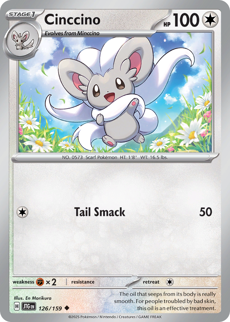 Cinccino 126 Journey Together Pokémon card
