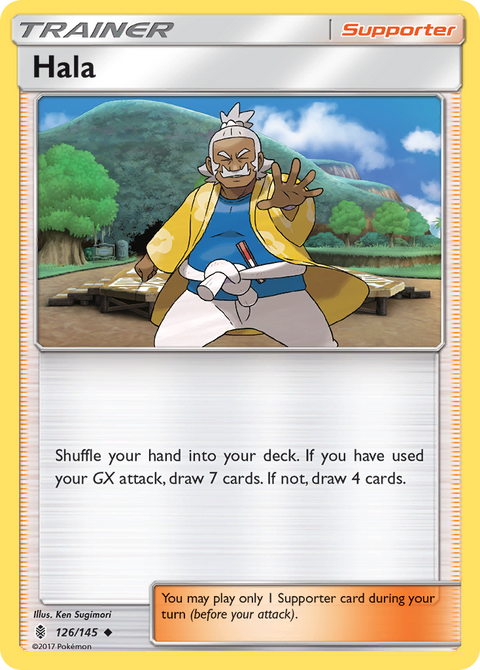 Hala 126 Guardians Rising Pokémon card