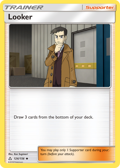 Looker 126 Ultra Prism Pokémon card