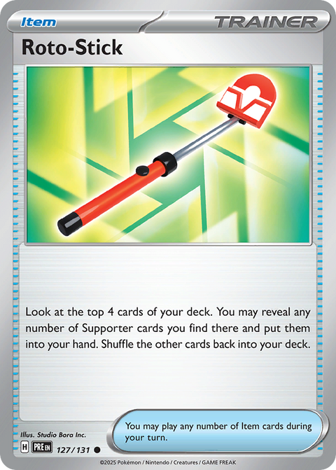 Roto-Stick 127 Prismatic Evolutions Pokémon card