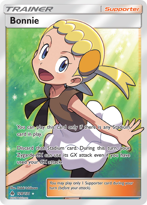 Bonnie 128 Forbidden Light Pokémon card