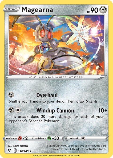 Magearna 128 Vivid Voltage Pokémon card