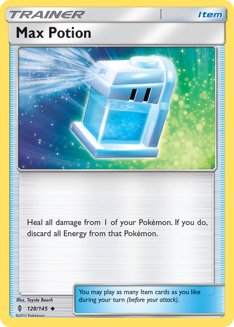 Max Potion 128 Guardians Rising Pokémon card