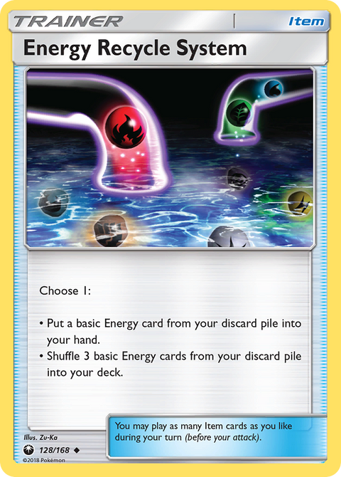 Energy Recycle System 128 Celestial Storm Pokémon card