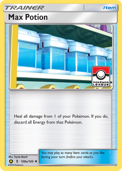 Max Potion 128a Guardians Rising Pokémon card