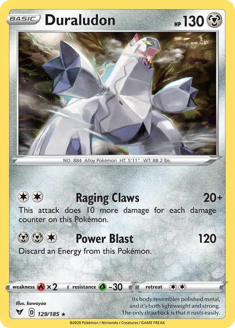 Duraludon 129 Vivid Voltage Pokémon card