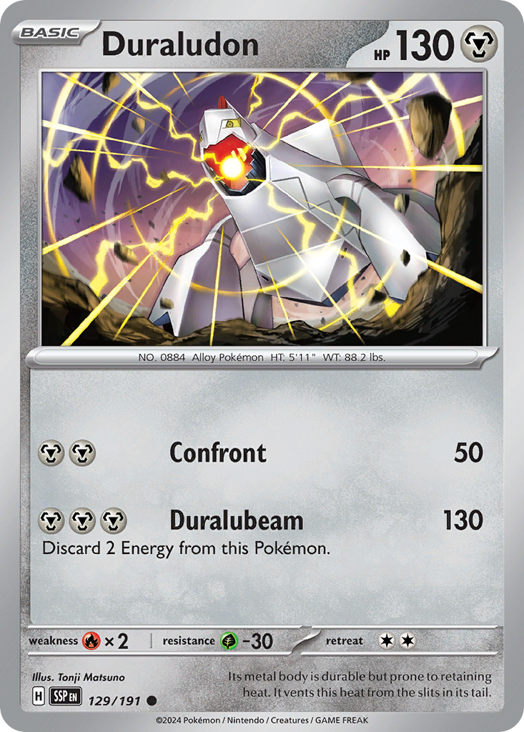 Duraludon 129 Surging Sparks Pokémon card