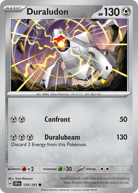 Duraludon 129 Surging Sparks Pokémon card