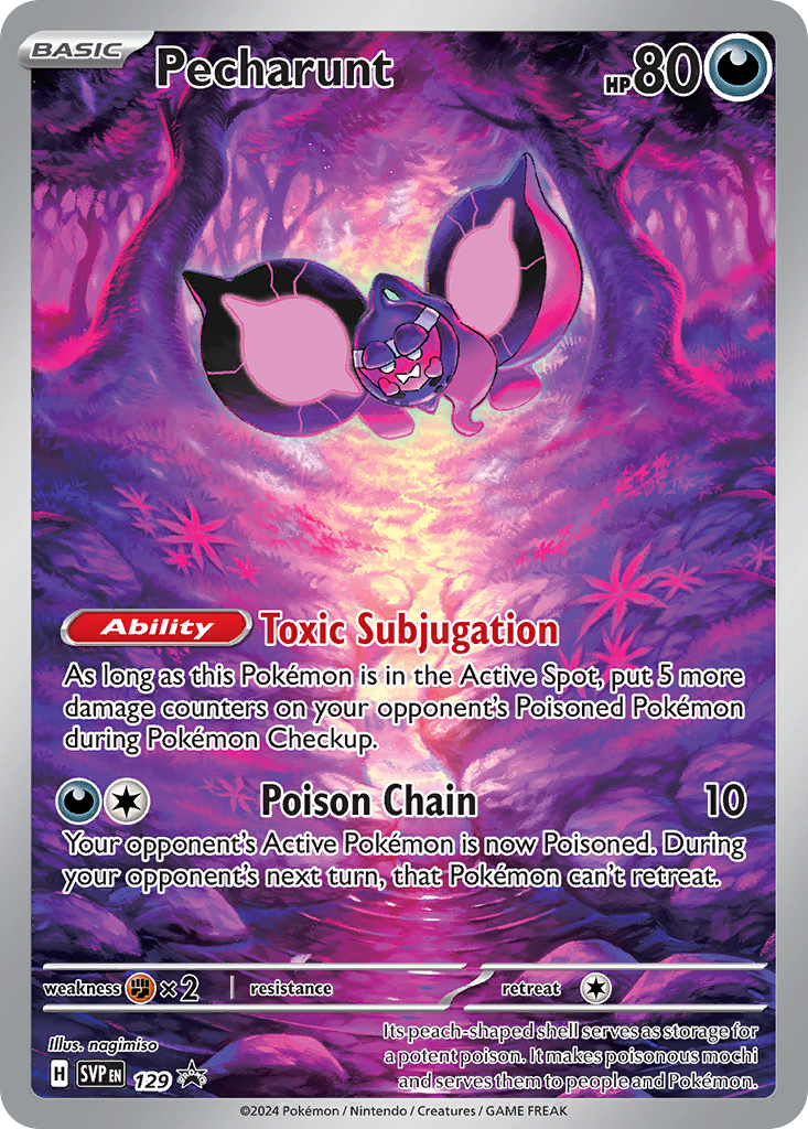Pecharunt 129 Scarlet & Violet Black Star Promos Pokémon card